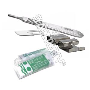 Surgical <b>Scalpel</b> Handle Medical Knife Dental Veterinary ENT Podiatry NEW 4pcs Set Dental Surgical Instruments - Product Image 6