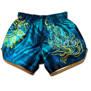 Shorts de Muay Thai, légers et doux pour la peau, pour l'entraînement athlétique, MMA, boxe, kickboxing, taille et design personnalisés - Product Image 2
