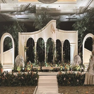 Asian Theme <b>Wedding</b> Stage Setup Shobha Jain Impex Western <b>Wedding</b> Gate <b>Frame</b> Wooden Stage Setup Made in Delhi India - Product Image 1