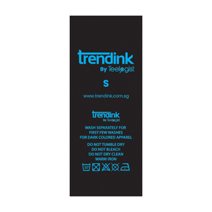 Etiqueta de poliéster satinado de calidad, impresa a medida y cortada con láser, para etiquetas de cuidado lavables y una marca elegante con textura satinada brillante. - Product Image 1