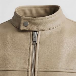 Veste de moto en cuir véritable pour homme de qualité supérieure, nouvelle arrivée, vestes de moto d'hiver, protections amovibles, personnalisables - Product Image 4