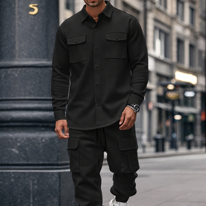 Chaqueta Deportiva Cortavientos de Invierno para Hombre OEM/ODM, 100% Algodón, Ligera, Transpirable, con Logotipo Personalizado - Product Image 1