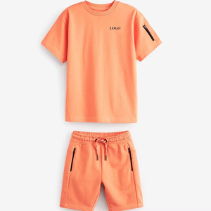 Ensemble T-shirt et short pour homme, coupe slim, manches courtes, mode été, vente en ligne, nouveau design, grande taille, respirant et à motif uni - Product Image 6