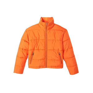 Manteau matelassé en polyester à col montant tricoté pour femme, coupe régulière, coupe-vent et respirant, idéal pour l'hiver - Product Image 6