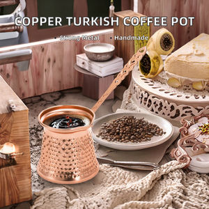 Cafetera Turca Clásica de Aluminio de 12 oz, Cafeteras y Teteras Árabes Martilladas a Precio de Mayoreo - Product Image 6