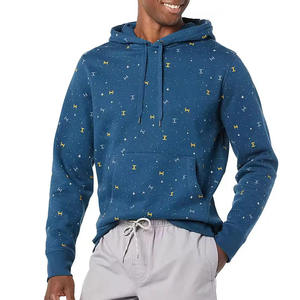 Sudadera con Capucha Unisex Personalizada con Estampado Gráfico de Estrellas, Sudadera de Forro Polar Extra Grande, Ropa Urbana Informal para Otoño e Invierno, Color Azul Verde - Product Image 6