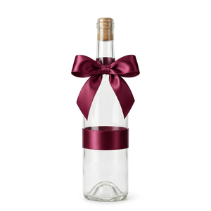 Wholesale 25mm Burgundy Single Face Satin <b>Ribbon</b> for Luxury Gift Wrapping Decorative Packaging Luxury Packaging Invitation Decor - Product Image 3