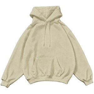 บริการขายส่ง OEM เสื้อฮู้ดดี้และเสื้อสเวตเชิ้ตผู้ชาย ผ้าฝ้าย 100% บุซับใน สำหรับฤดูหนาว ทรงหลวม น้ำหนัก 300 กรัม พร้อมโลโก้ด้านหน้า - Product Image 4
