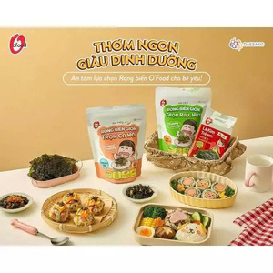 O'Food Algues croustillantes mélangées aux noix et aux amandes 40g – Flocons d'algues coréens assaisonnés, garniture pour riz prête à consommer, haute qualité - Product Image 2