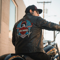 Écussons brodés personnalisés de grande taille pour club de motards, fabricant d'écussons pour le dos de la veste de motard MC