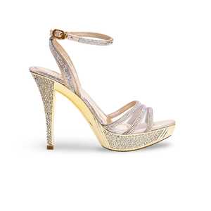 Sandale de mariée dorée FN5748 - Product Image 3