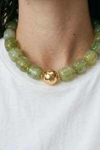 Handmade Luxury <b>Resin</b> Artisanal Jewelry Designer Craft Geometric Beaded Necklace Glittering <b>Resin</b> Beads Unisex Fashion Gift - Product Image 4