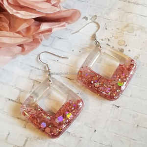 2024 nouveau design boucles d'oreilles en résine boucles d'oreilles nature en résine boucles d'oreilles paysage en résine - Product Image 6