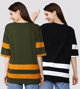 T-shirts pour femmes, t-shirts en coton uni pour femmes, pour impression personnalisée, manches courtes, col rond, t-shirts pour femmes respirants, toutes saisons - Product Image 6