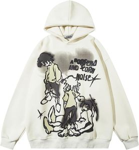 Sudadera con Capucha Extra Grande para Hombre, Ecológica, de 400 g/m², con Estampado de Calavera en Serigrafía, Estilo Urbano - Product Image 3
