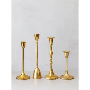 Minimal Decor Metal Candle Stand Elegant Candle Holder <b>Table</b> Centerpiece Modern Interior Home Accent - Product Image 6