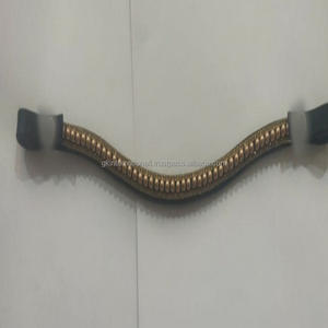 สายคาดคิ้วหนังแท้คุณภาพสูงดีไซน์เนอร์งานแฮนด์เมดพร้อมโซ่คริสตัลมุกออกแบบได้ตามต้องการทุกขนาด - Product Image 1