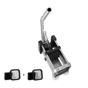 Tagliapatatine Elettrico con Lame in Acciaio Inox da 1/2 e 3/8 Pollici e Ventosa per Tagliare le Patate Senza Sforzo - Product Image 1