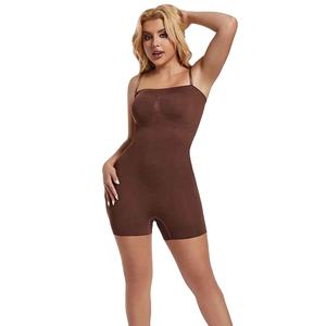 Combinaison une pièce pour femme de haute qualité, personnalisée, à quatre coins, douce, respirante, vêtement de sport ajusté, combinaison moulante pour femme - Product Image 4