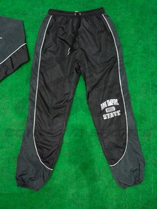 Ensemble survêtement en nylon personnalisé avec veste zippée et pantalon, léger et décontracté, coupe-vent pour homme - Product Image 6