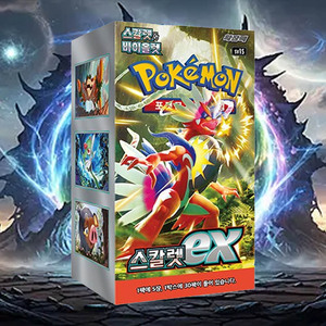 Pokemon Card Scarlet ex Korean Version Booster <b>Box</b> Expansion Pack Trading Card Game Premium <b>Collectible</b> Hobby Cards - Product Image 1