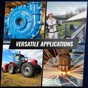 Moteur AC 1.5HP 3450 tr/min 56C cadre monophasé 5/8 \ "arbre à clé CW/CCW Rotation pour machines agricoles équipement général - Product Image 6