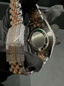 Reloj de Moissanita Personalizado que Pasa la Prueba del Diamante, Color D, VVS, Estilo Hiphop, para Hombre - Product Image 3