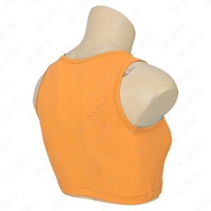 Blaze Fight Wear Soutiens-gorge de sport et leggings de yoga taille élastique Premium confortable motif solide Spandex/Nylon parfaitement combiné - Product Image 5