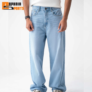 Jeans en denim de qualité supérieure, nouveaux, élégants, pantalons baggy, jeans classiques pour homme, vêtements pour homme, jeans amples à la mode pour homme - Product Image 1