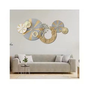 High Quality Home Decor Handmade Abstract Wall Hanging <b>Art</b> Unique Metal Wall Decoration From Indian Exporter - Product Image 4