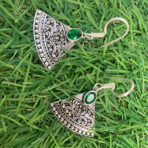 Joyería de plata alemana de alta calidad al mejor precio para mujer, pendientes hechos a mano, joyería al por mayor, estilo vintage, plata alemana AAA - Product Image 1