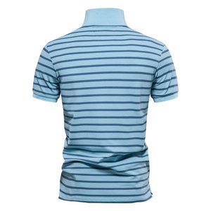 Nueva camiseta polo moderna de golf informal, lisa, con logotipo personalizado, para hombre, tejida, de alta calidad, en oferta. - Product Image 3