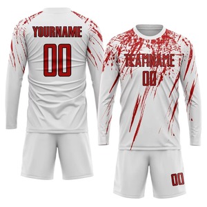 Maillot de football personnalisé noir et or par sublimation pour homme, ensemble uniforme respirant en polyester, tenue d'équipe adulte avec nom et numéro, vente en gros F - Product Image 4