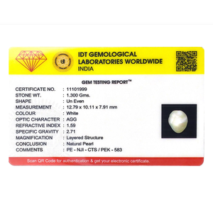 Natural Loose Keshi Pearl 6.5 Carat AAAA+ Grade Freshwater Gemstone for Jewelry Making - Product Image 4
