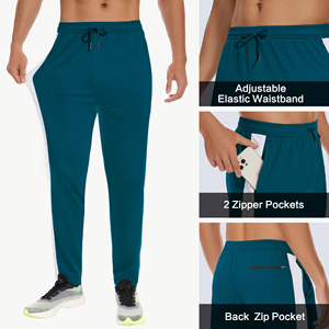 Pantalon de survêtement évasé personnalisé pour homme, pantalon de sport décontracté avec poches latérales et coupe large - Product Image 5