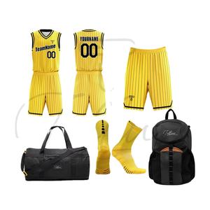Ventes en gros d'usine, uniformes de basket-ball d'équipe de haute qualité, à séchage rapide, respirants, légers, maillots de basket-ball unisexes - Product Image 5