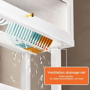 Escurridor de Platos Sobre el Fregadero con Almacenamiento Expandible y Escurridor de Cubiertos, Accesorio de Cocina Práctico - Product Image 3