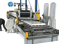 Ligne de production de panneaux sandwich décoratifs pour la fabrication de panneaux muraux décoratifs en métal pour les bâtiments, destinée aux fabricants et aux usines.