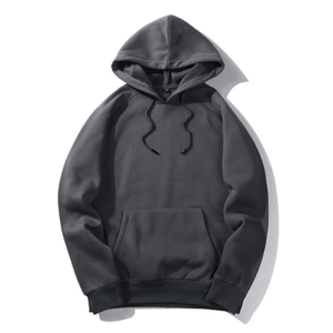 Sweat à capuche oversize pour homme, silhouette décontractée contemporaine, en molleton brossé, essentiel pour un style de vie urbain - Product Image 3