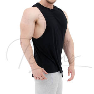 Débardeurs sans manches personnalisés pour hommes, très demandés, 100 % coton, séchage rapide, respirants, écologiques, pour la musculation, la gym et l'entraînement - Product Image 6