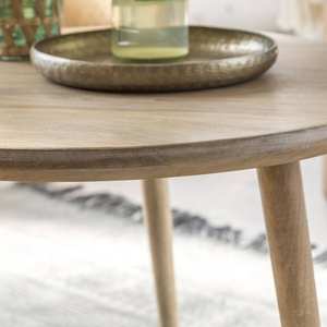 Mesa de centro apilable de madera de mango Vandana Aston Astra - Product Image 4