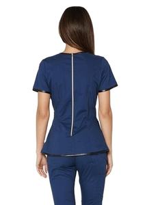 De calidad superior de su propio diseño uniforme de enfermera médico zip halagador uniforme del hospital médico para el doctor y la enfermera - Product Image 2