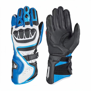 Gants de moto en cuir pour hommes, anti-chute, pour motocross, moto, motard, course, écran tactile, protection - Product Image 6