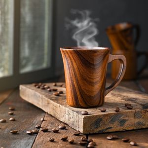 Wooden Wine Glass Handcrafted Olive Wood Drinking Cup Eco Friendly <b>Drinkware</b> for Home Party - Product Image 3
