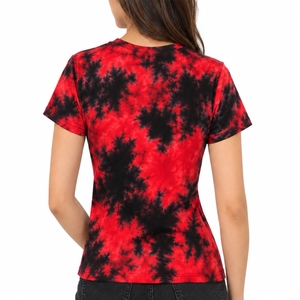 Women <b>Tie</b> <b>Dye</b> Casual Short Sleeve Tee <b>Shirt</b> Casual Style Modern Look Summer Wear Daily Outfit Fashion Tee Streetwear <b>T</b> <b>Shirt</b> - Product Image 2