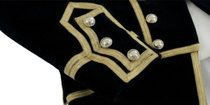 Vintage <b>Men</b> Frock <b>Coat</b> 100% Wool Double Breasted <b>Long</b> Overcoat Custom Logo Historical Uniform Outerwear - Product Image 6