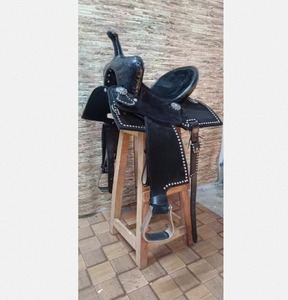 Premium Quality Genuine Leather Western English Horse Saddle with Wood and <b>Plastic</b> <b>Frame</b> for Horse Riding Sport for Export - Product Image 1