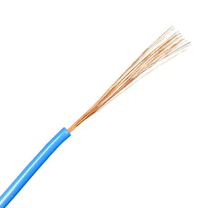 BVR electric cable 0.5MM2 /0.75MM2 /1MM2/1.5MM2 /2MM2/4MM2 Bare copper Cable PVC jacket 100m/roll