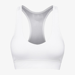 Wholesale Women's High Support Yoga Sports <b>Bra</b> Breathable Spandex/Nylon Front Logo Customizable Fitness Gym Active Wear Chest - Product Image 6