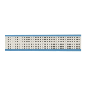 Marqueurs de fils en tissu acétate Brady avec numéros consécutifs pour l'identification des câbles - Product Image 1